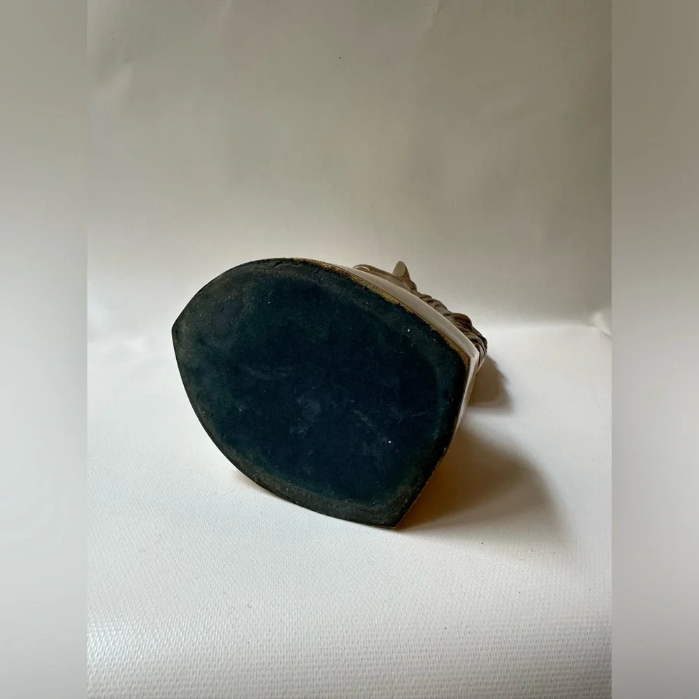 Heavy Solid Brass Horse Head Statue Figurine Bookend Approx 5” Wide 7.5” Tall - Picture 5 of 6